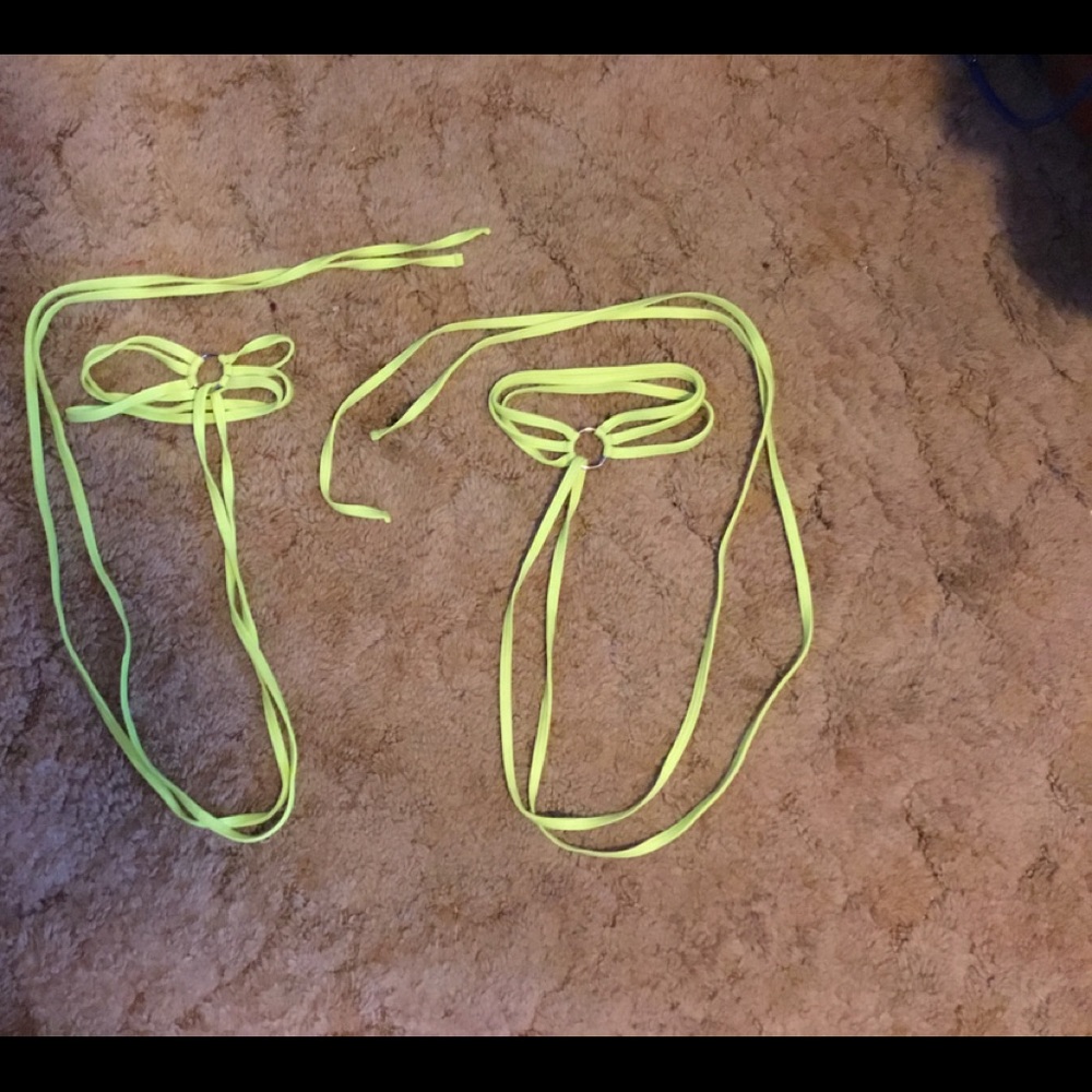 Neon Yellow Leg Wraps
